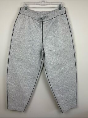 Nike Forward Tech Pack Pants Women Light Smoke Grey Medium Barrel Leg Like New